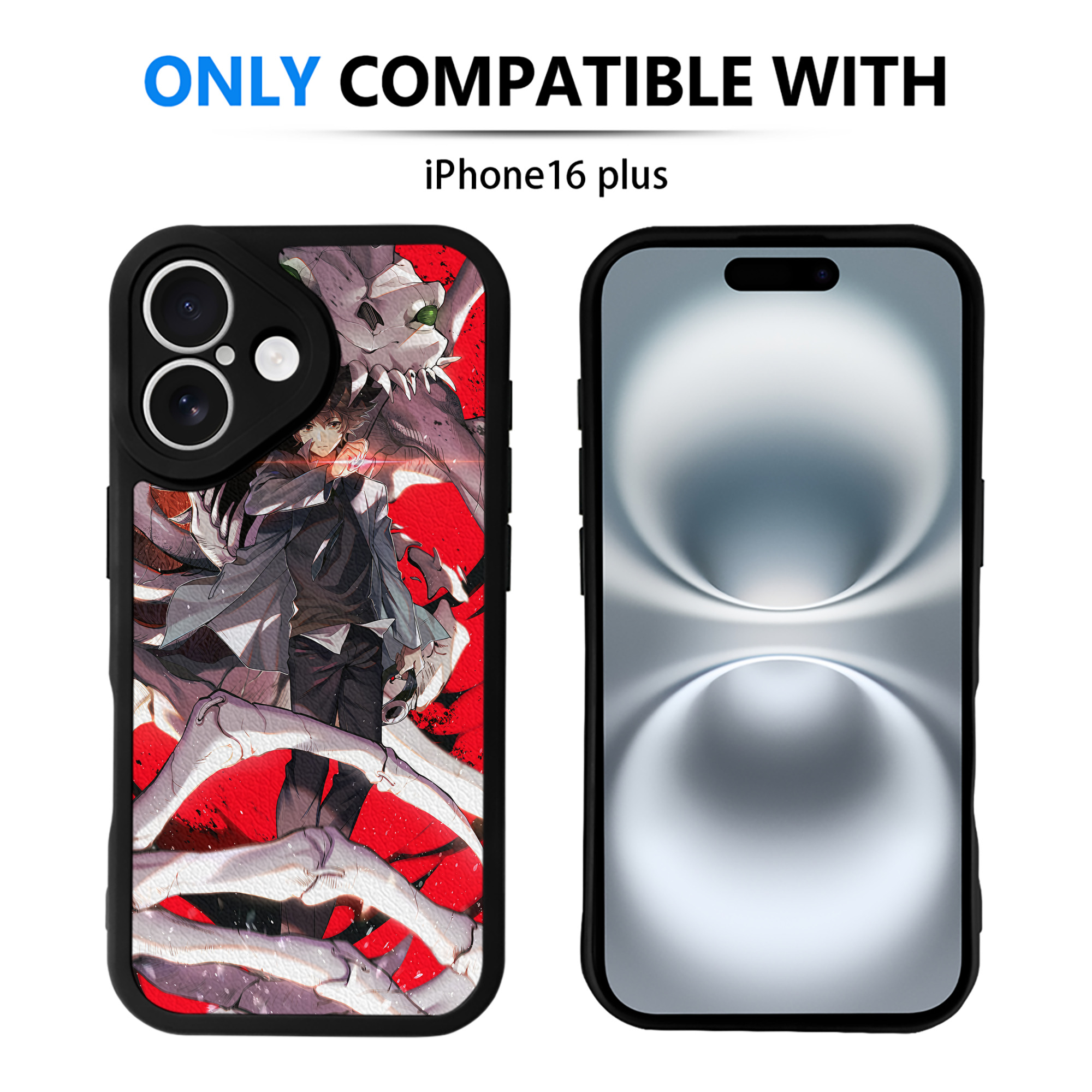 （画像用） Digimon デジタルモンスター/デジモン 【iPhone 16シリーズ対応】シリコンスマホケース（レザー調） 材質：シリコン